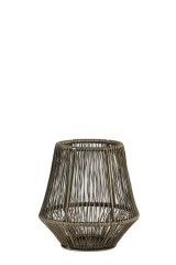 TEALIGHT LAMPION BRONZ WIRE    - CANDLE HOLDERS